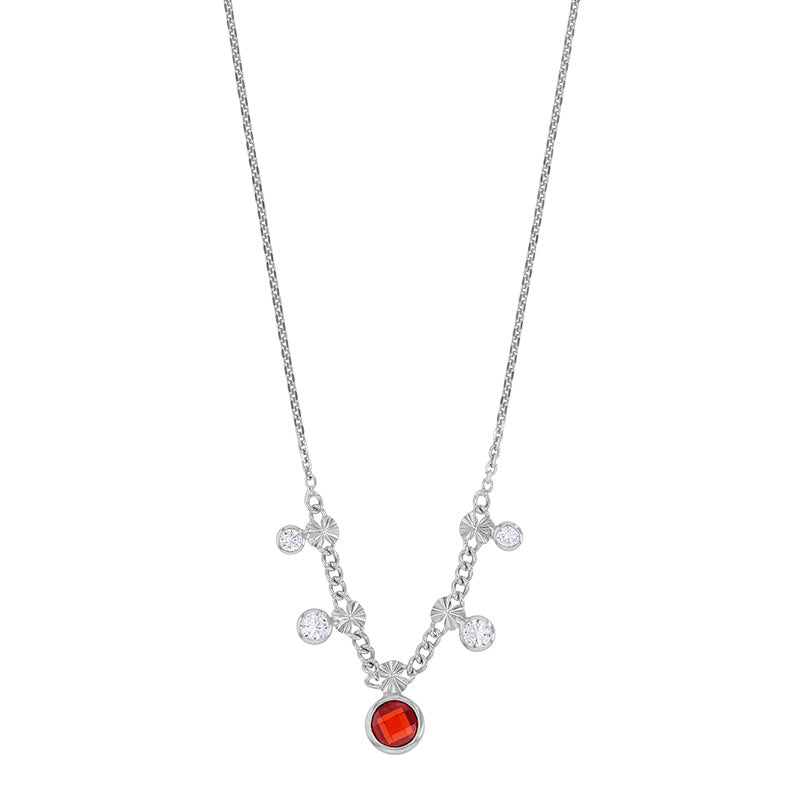 Collier Rubis Lumineux