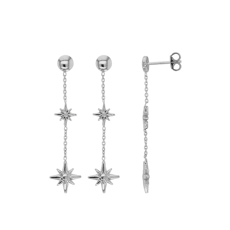 Boucles d'Oreilles Étoiles Élégantes