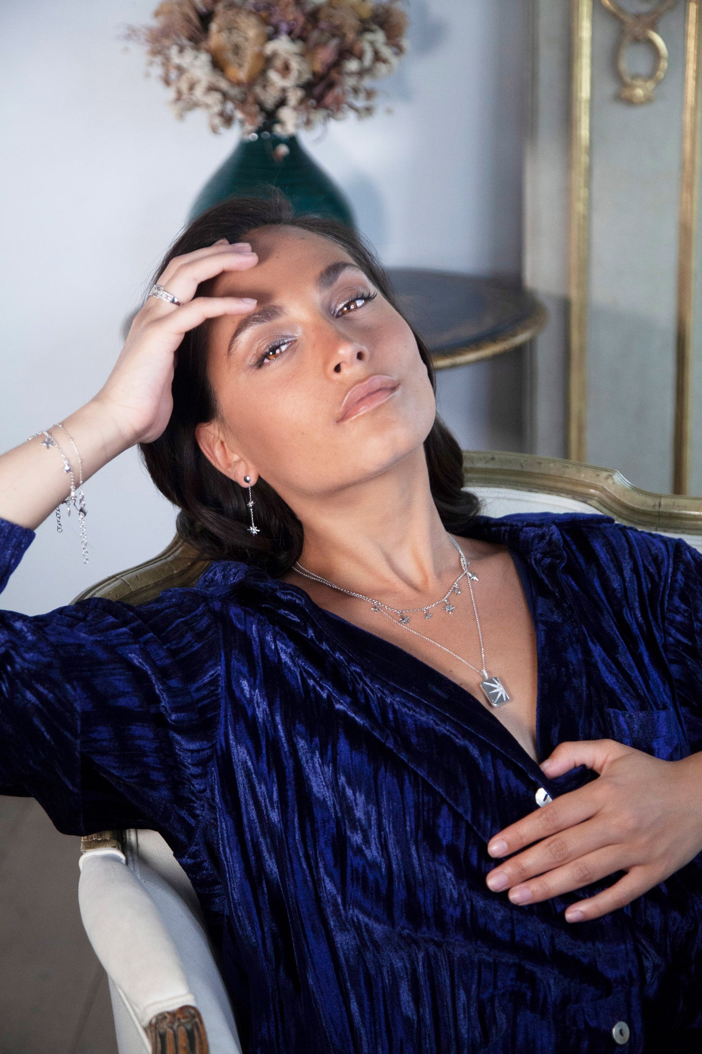 Bracelet Étoile et Boules Élégantes