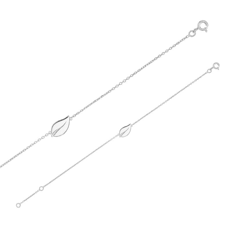 Bracelet Feuille Dorée