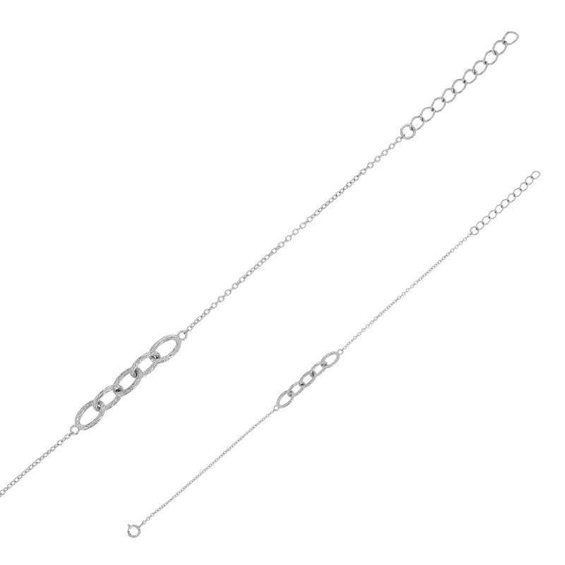 Bracelet Argent Martelé