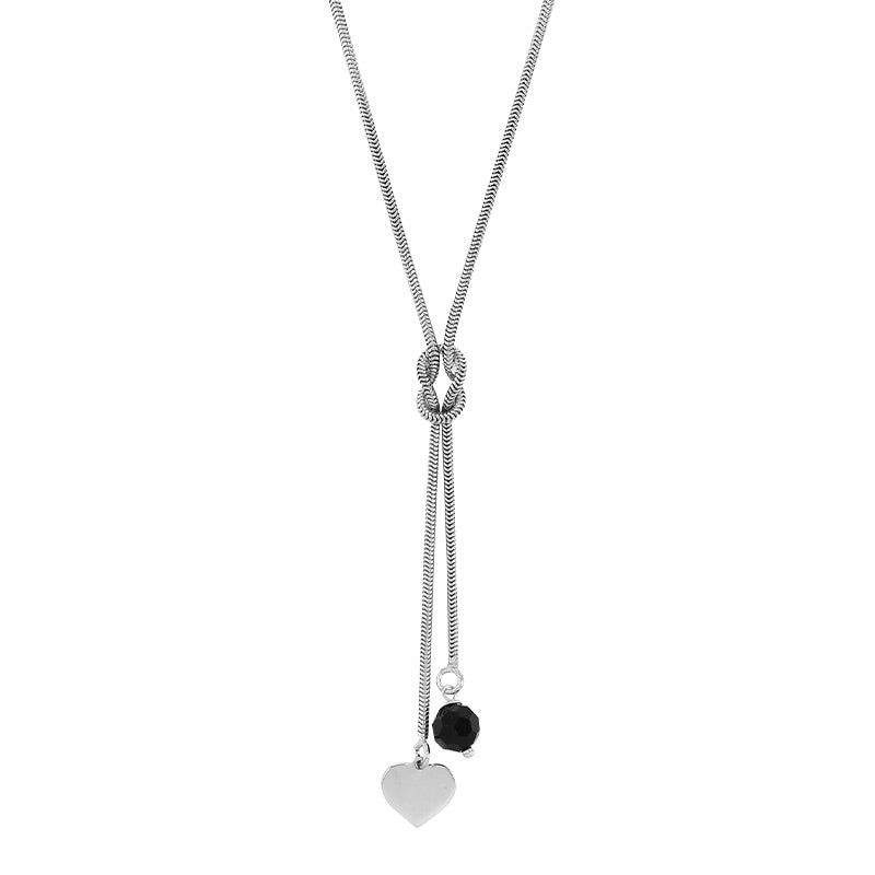 Collier Lasso Amour Noir