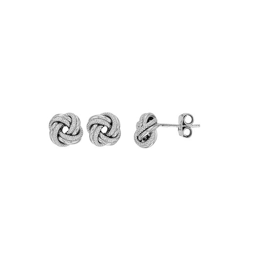 Boucles d'oreilles Nœud Élégant
