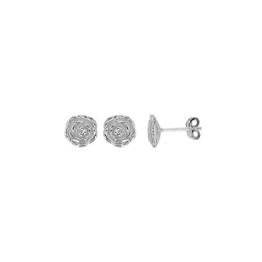 Boucles d'oreilles Rose Éternelle
