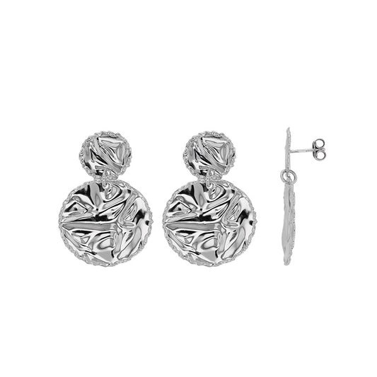 Boucles d'Oreilles Vagues Enlacées