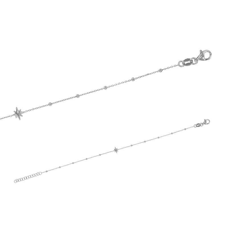 Bracelet Étoile et Boules Élégantes