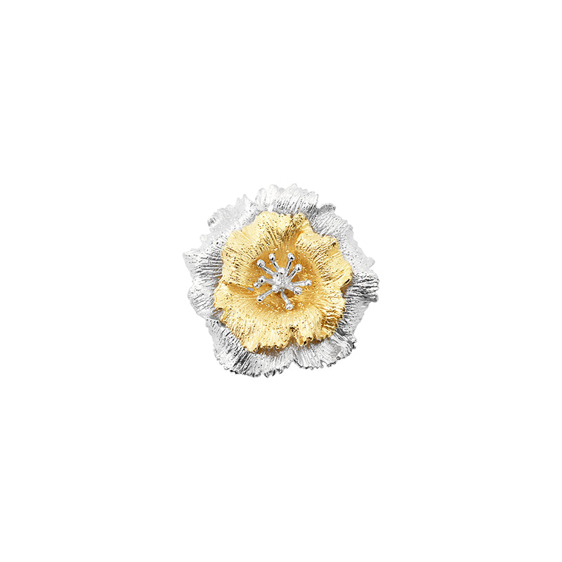 Broche Éclat Pavot