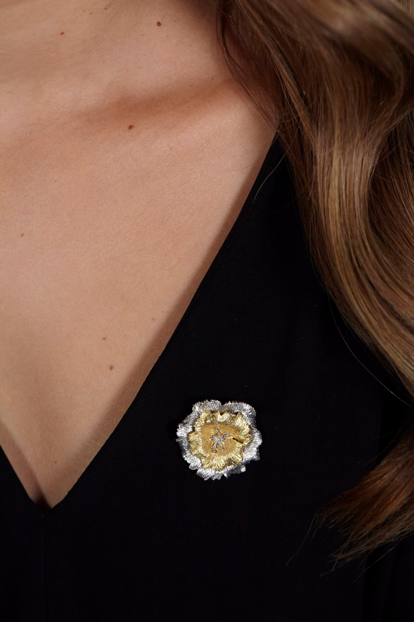 Broche Éclat Pavot