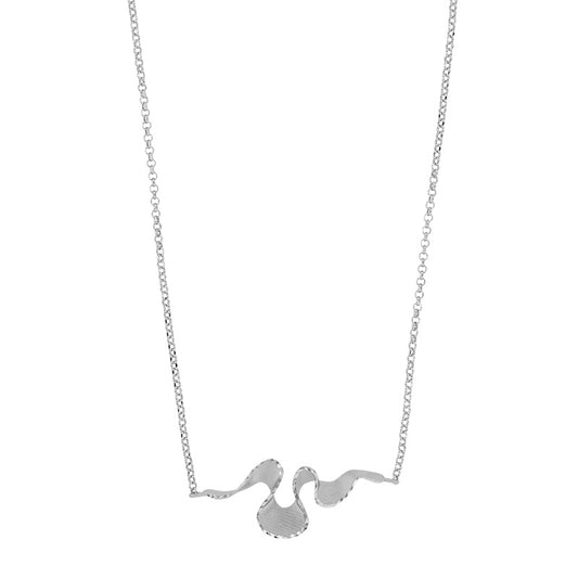 Collier Volute Diamantée